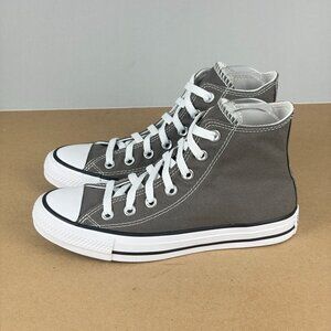 Converse Chuck Taylor All Star High Top Canvas Sneakers Womens 7 Gray White